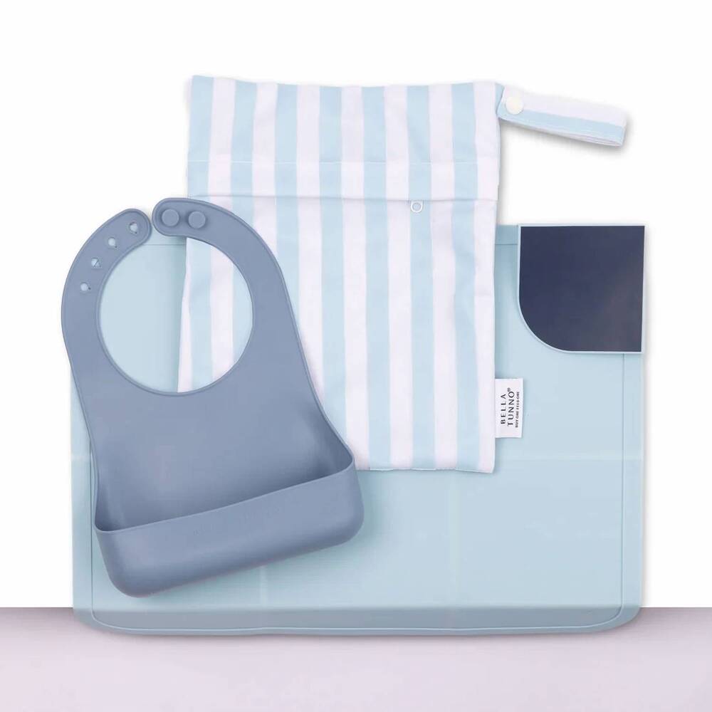 NEW BELLA TUNNO kids pack and go bundle bibs in shooting star